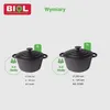 BIOL Garnek żeliwny z pokrywką Ø 25 cm 5L do kuchni Podgląd zdjęcia produktu 4