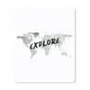 MuchoWow® Mauspad Mousepad Weltkarte - Aquarell - Produktbild-Vorschau 1
