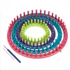 Relaxdays Strickring Set 4 Strickrahmen Instructions Tools Produktbild-Vorschau 1