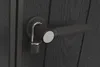 A close-up of a black door handle with a padlock attached. Náhľad obrázku produktu