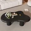 Merax wolkenförmiger Couchtisch aus MDF mit Filzunterlagen, Produktbild-Vorschau 4