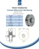 80-mm-Scheibe mit V-Nut, 2 Kugellager Produktbild-Vorschau 5
