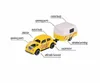 Majorette 212055007 VW The Originals Trailer Asst., 4-sort. Produktbild-Vorschau 6