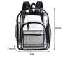 Durchsichtiger Rucksack Transparent PVC wasserdicht – Produktbild-Vorschau 3