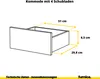 FURNICA - GABRIEL - Commode / Sideboard avec 10 tiroirs Voir les images du produit 5