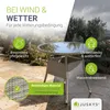 Juskys Polyrattan Gartentisch Yoro rund - wetterfest Ø 80 Produktbild-Vorschau 5