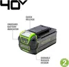 Greenworks 2927207 - Akku - Lithium-Ion (Li-Ion) - 5 Ah - Produktbild-Vorschau 2
