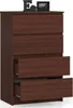 Akord Komoda 4 zásuvky wenge 60x40x99 cm Náhled obrázku produktu 2