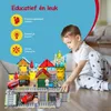 Magnetische bouwstenen treinset, Montessori speelgoed, 112 Productafbeelding-voorbeeld 3