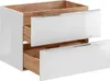 Badmöbel Set 11-tlg Badezimmerset PERUGIA Weiss Hochglanz Produktbild-Vorschau 4