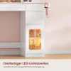 WOLTU Schminktisch mit Beleuchtung, dreiteiliger Produktbild-Vorschau 5