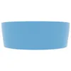 A light blue ceramic basin is shown against a white background. Produktbild-Vorschau