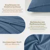 Blumtal mousseline linge de lit 200x200 cm - Housse de Voir les images du produit 4