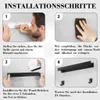 Handtuchhalter ohne Bohren Schwarz Handtuchhalter Produktbild-Vorschau 6