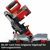 EINHELL Akku-Zug-Kapp-Gehrungssäge TE-SM 36/10 L Li-Solo Produktbild-Vorschau 4