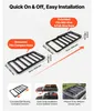 Koszyk dachowy SucceBuy 1626 x 990 x 115 mm z Podgląd zdjęcia produktu 2