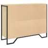 vidaXL Příborník Sonoma dub 97x32,5x74,5 cm Materiál na Náhled obrázku produktu 2