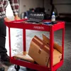 AREBOS Werkstatt-Rollwagen | Montagewagen mit 2 Fächern | Produktbild-Vorschau 2