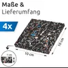ECENCE Schwingungsdämpfer-Pads als Waschmaschinen Unterlage Produktbild-Vorschau 4