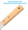 Schaber Werkzeug Set 4er, Edelstahl Spachtel mit Holzgriff, Produktbild-Vorschau 5