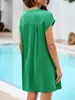 Sommerkleid für Damen, lässiger Stil, Rundhalsausschnitt, Produktbild-Vorschau 3