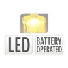 LED svíčka na baterie 5 cm 2700K teplá bílá Náhled obrázku produktu 9