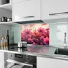 Küchenrückwand Spritzschutz Glas mit Motiv Blumenfeld Produktbild-Vorschau 2