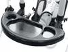 A close-up view of a black tray with two cup holders attached to a baby swing. Produktbild-Vorschau