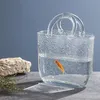 Transparente Glas-Handtasche Vase, modernes Produktbild-Vorschau 3