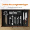 Besteckkasten für Küche, Ausziehbarer Besteckschublade 6-8 Produktbild-Vorschau 3