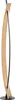 A modern floor lamp with a curved design. Produktbild-Vorschau
