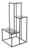 Howhomely moderné kvetinové schody 85 cm z kovu Náhľad obrázku produktu 1