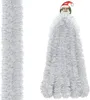 SPRINGOS Girlande für den Weihnachtsbaum zweifarbig weiß Produktbild-Vorschau 3