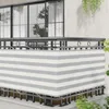 vidaXL Schermatura per balcone Grigio chiaro e bianco 75 x Anteprima dell’immagine prodotto 3