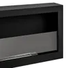 Biokominek wiszący S-Line BOX 120cm czarny z szybą, ścienny Podgląd zdjęcia produktu 9