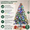 183 cm Künstlicher Weihnachtsbaum, schneebeflockte Tanne Produktbild-Vorschau 2