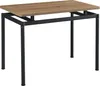 Jídelní stůl 'Hemnes' pro 4 osoby 100 x 60 cm ocelové nohy Náhled obrázku produktu 3