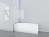 Badewannenfaltwand MARWELL White Glow - 1-flg.140x80cm - Produktbild-Vorschau 2