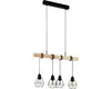 Lustr Eglo Townshend 5 44075 4xE27 60 W černý/hnědý Náhled obrázku produktu 1