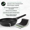 Just Perfecto JL-32: 13-teiliges Kochgeschirrset aus Granit Produktbild-Vorschau 3