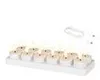 LED-theelichthouders, 4,5 cm, kunststof - was, 12 stuks, Productafbeelding-voorbeeld 2