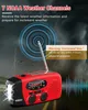 Notfall-Kurbelradio mit Taschenlampe für Notfälle, Produktbild-Vorschau 5