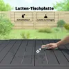 Gartentisch Ausziehbarer 80/160 x 80 cm Aluminium Esstisch Produktbild-Vorschau 5