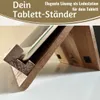 LS-LebenStil Holz Kochbuchhalter 23x18cm Braun Produktbild-Vorschau 8
