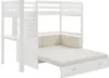 Hochbett 90 x 190 cm mit Schlafsofa - Kiefernholz und MDF - Produktbild-Vorschau 5