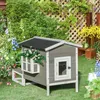 Kattenhuis D30-203, houten, buitenverblijf, met terras en Productafbeelding-voorbeeld 7