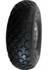A close-up side view of a small black tire with a gray rim, isolated on a white background. Anteprima dell’immagine prodotto