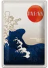 Blechschild Reise 20x30cm Japan Asien Wellen Meer Flut Produktbild-Vorschau 1