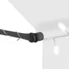 Ručne zaťahovacia markíza s LED 150 cm, krémová Náhľad obrázku produktu 5