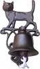 Esschert Design Cloche de porte Chat Marron antique - Fonte Voir les images du produit 5